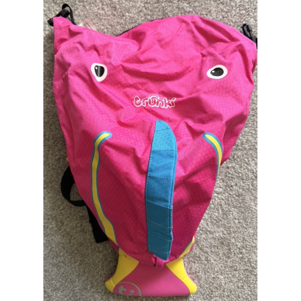 Trunki PaddlePak Coral the Tropical Fish Swim Bag Kids Backpack Roll Top
